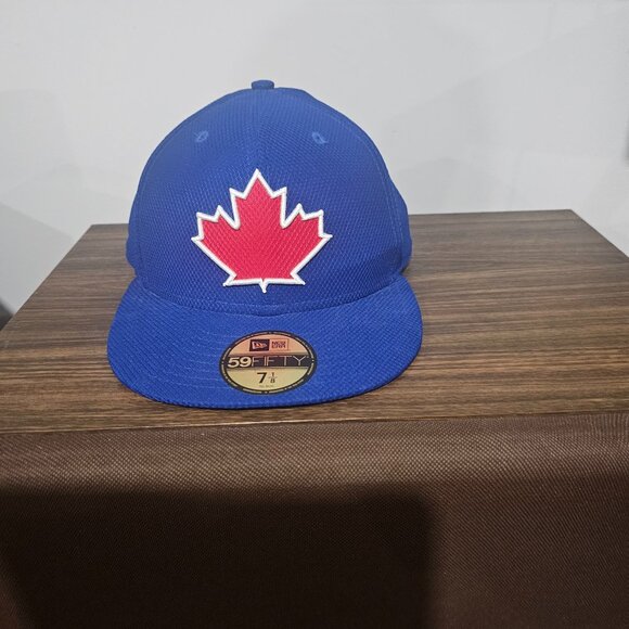 New Era Hat Blue in Color size 7 1/8 - Picture 1 of 3